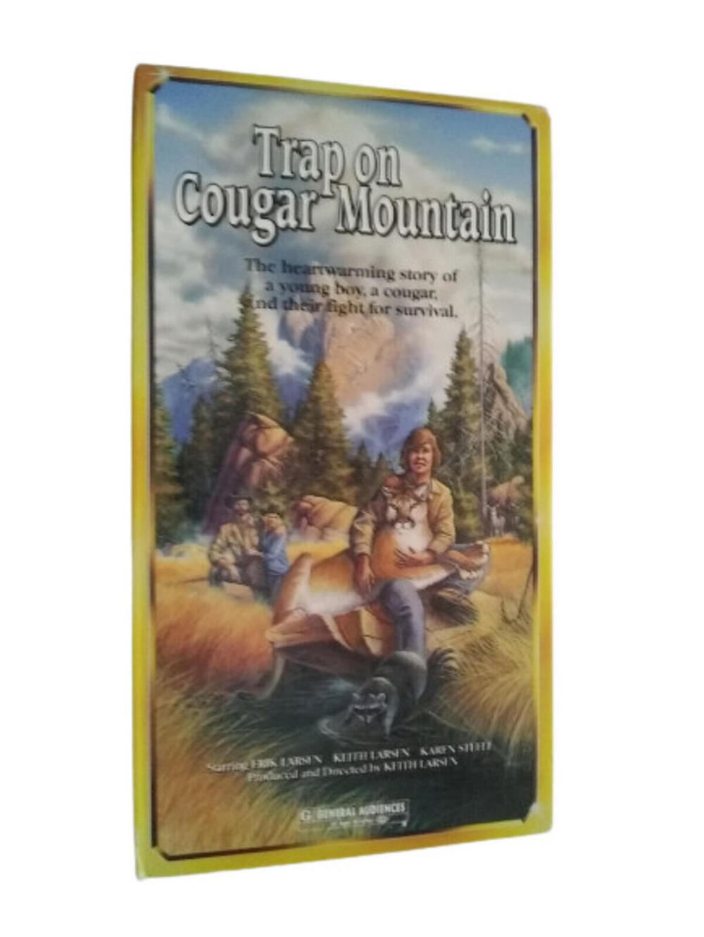 Trap on Cougar Mountain VHS 1991 Erik Larsen Keith Larsen Karen Steele